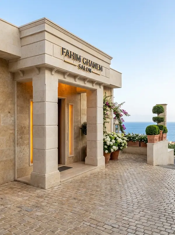 Fahim Ghanem Salon seen from the street